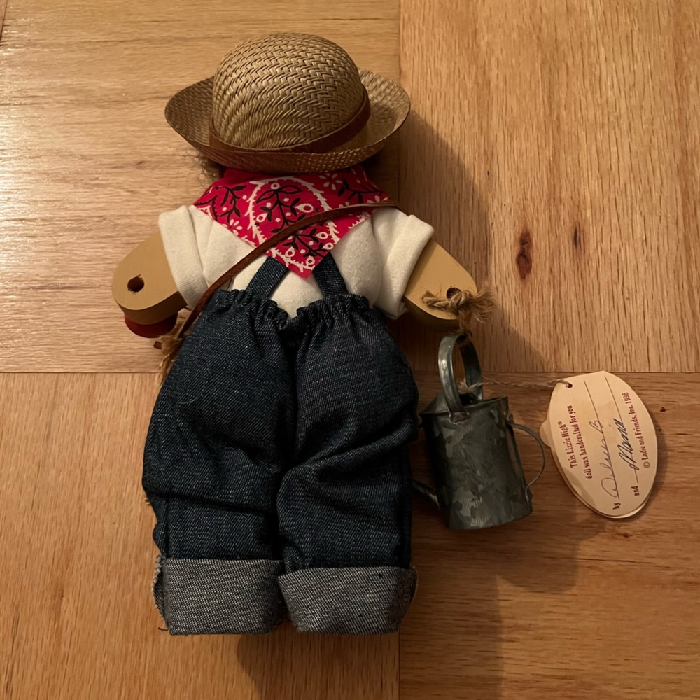 Vintage Lizzie High Thomas Bowman Tomato Wooden Doll - Picture 3 of 3